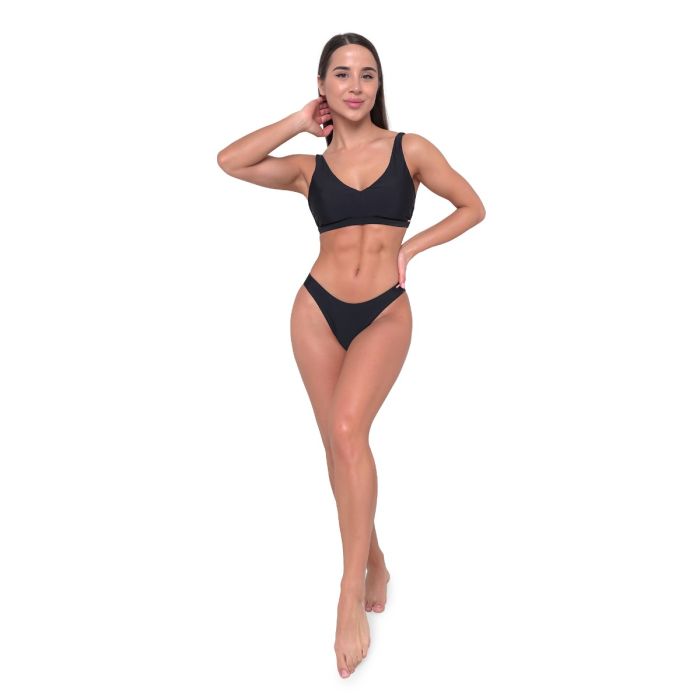 Women‘s Sports Bikini Top Black - GymBeam XS