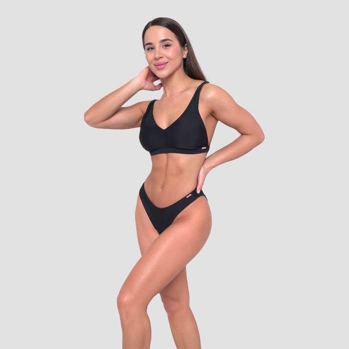 Women‘s Sports Bikini Top Black - GymBeam XS