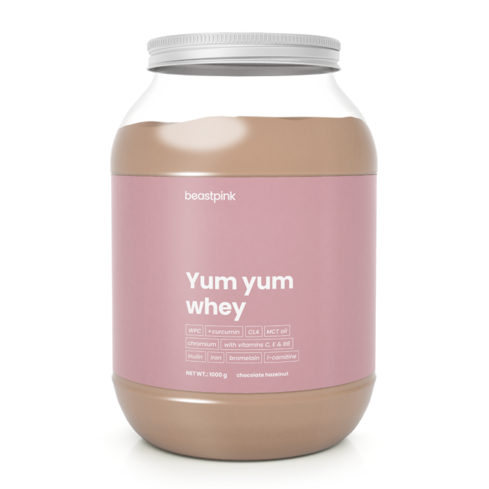 Yum Yum Whey Protein 1000 g - BeastPink 1000 g - vanilla ice cream
