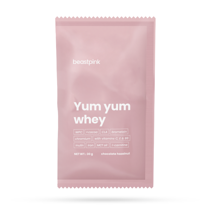 Sample Yum Yum Whey - BeastPink 30 g - white chocolate coconut