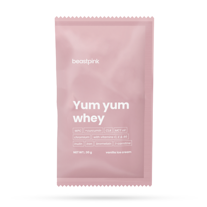 Sample Yum Yum Whey - BeastPink 30 g - white chocolate coconut