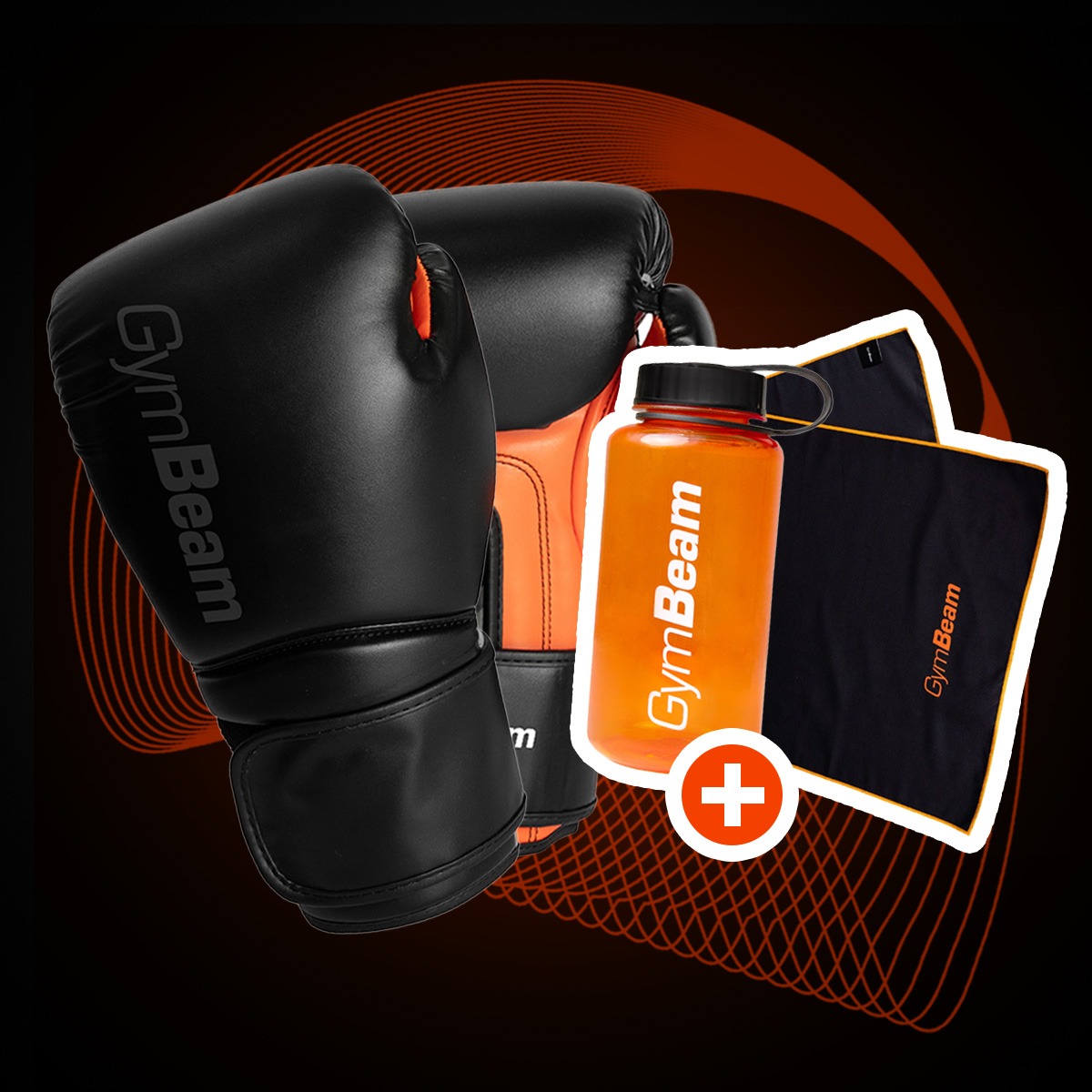 Boxing Gloves Striker Orange - GymBeam + cadeaux