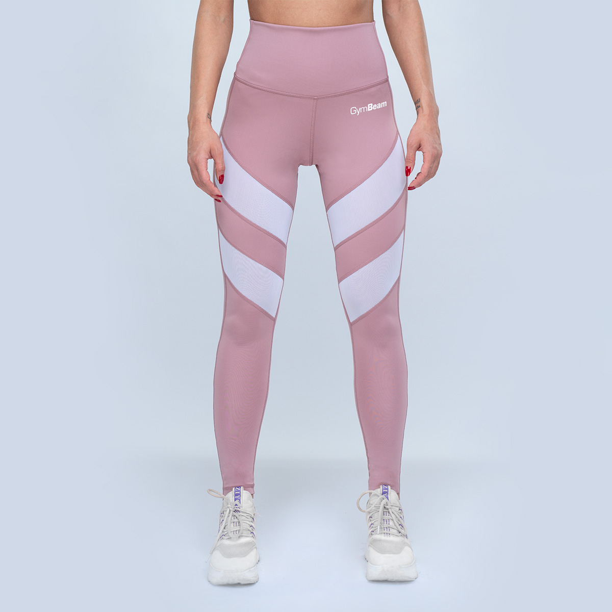 Leggings préférées des femmes, couleur rose poudré - GymBeam.