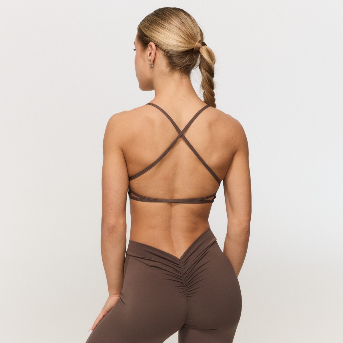 Soutien-gorge de sport Fierce Cappuccino - GymBeam