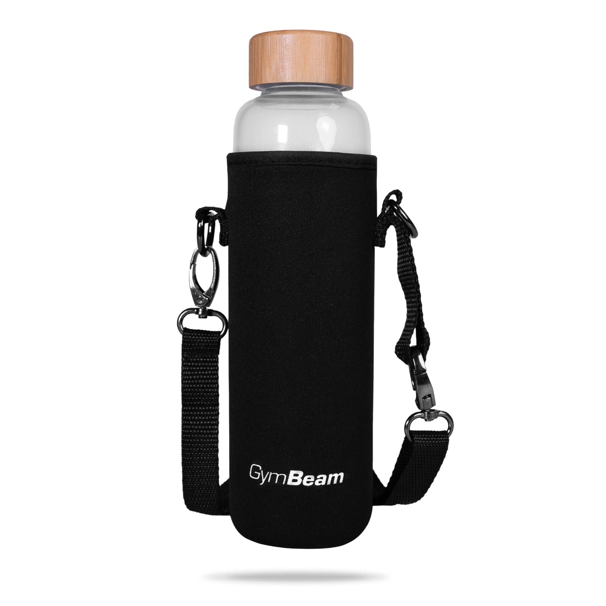 Bouteille en verre Bamboo, 600 ml - GymBeam.