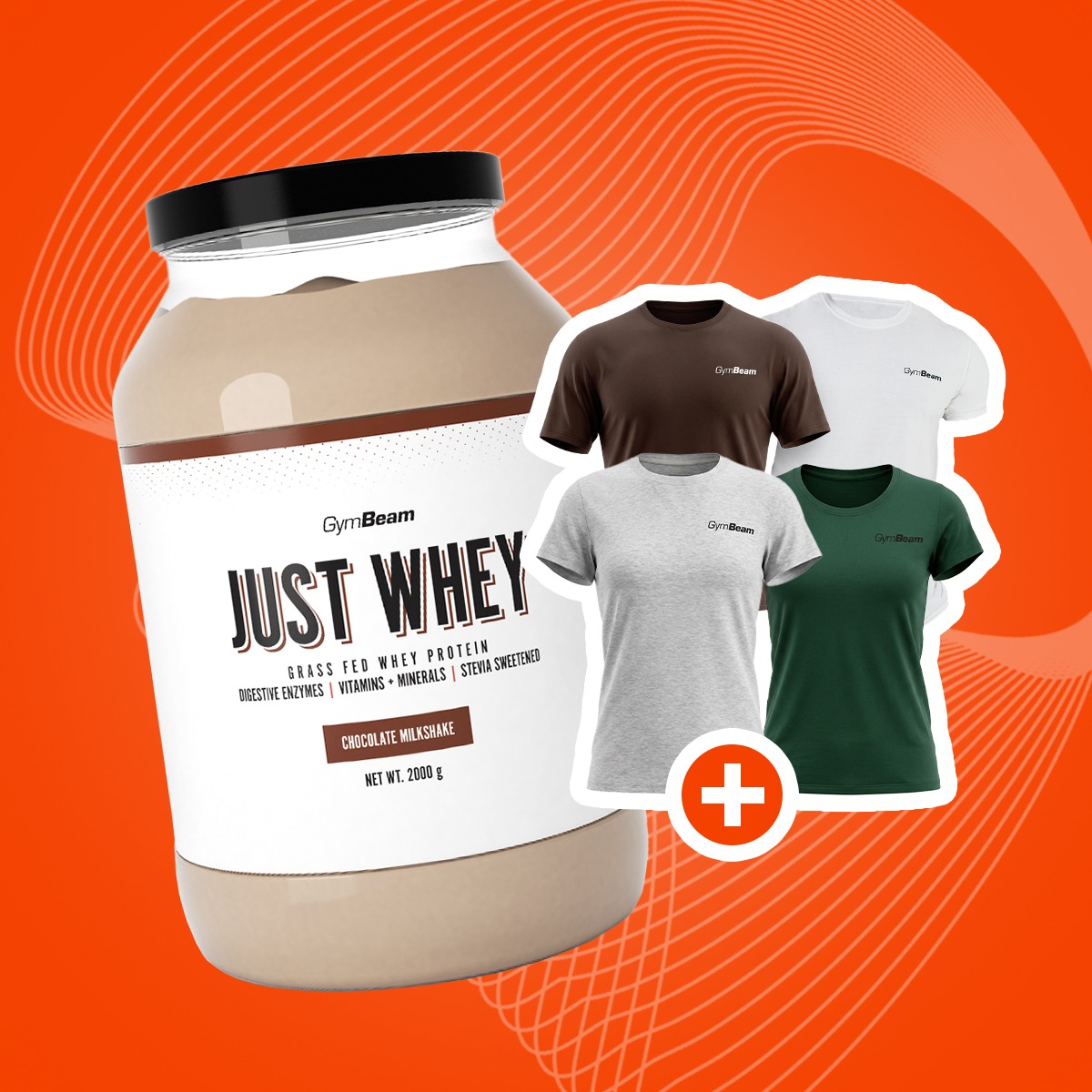 Protein Just Whey - GymBeam + cadeau