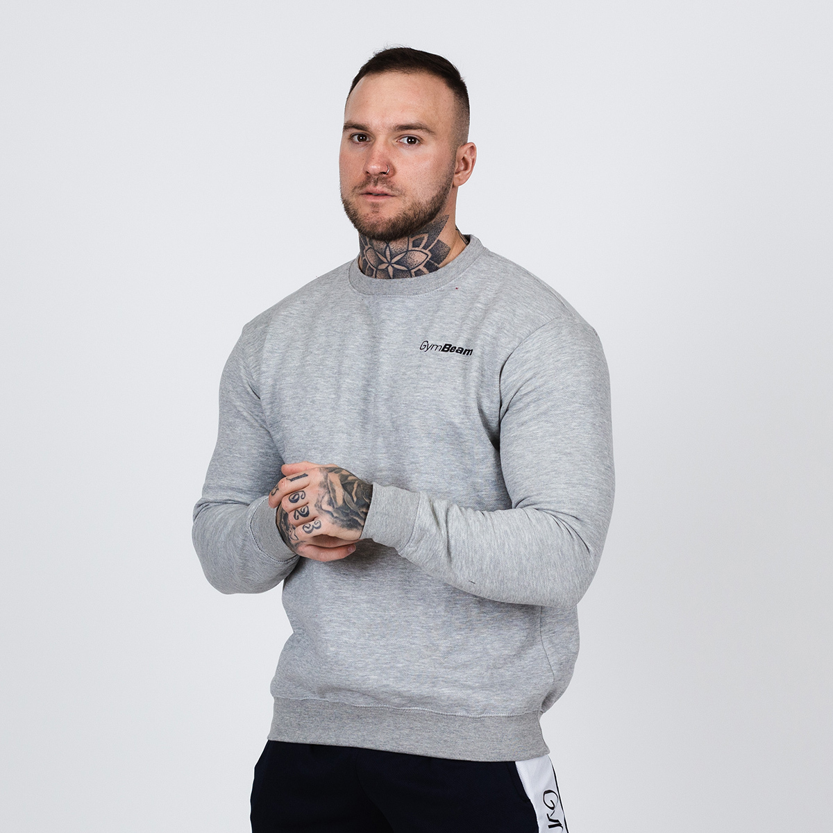 Pull Homme Basique Gris - Gymbeam