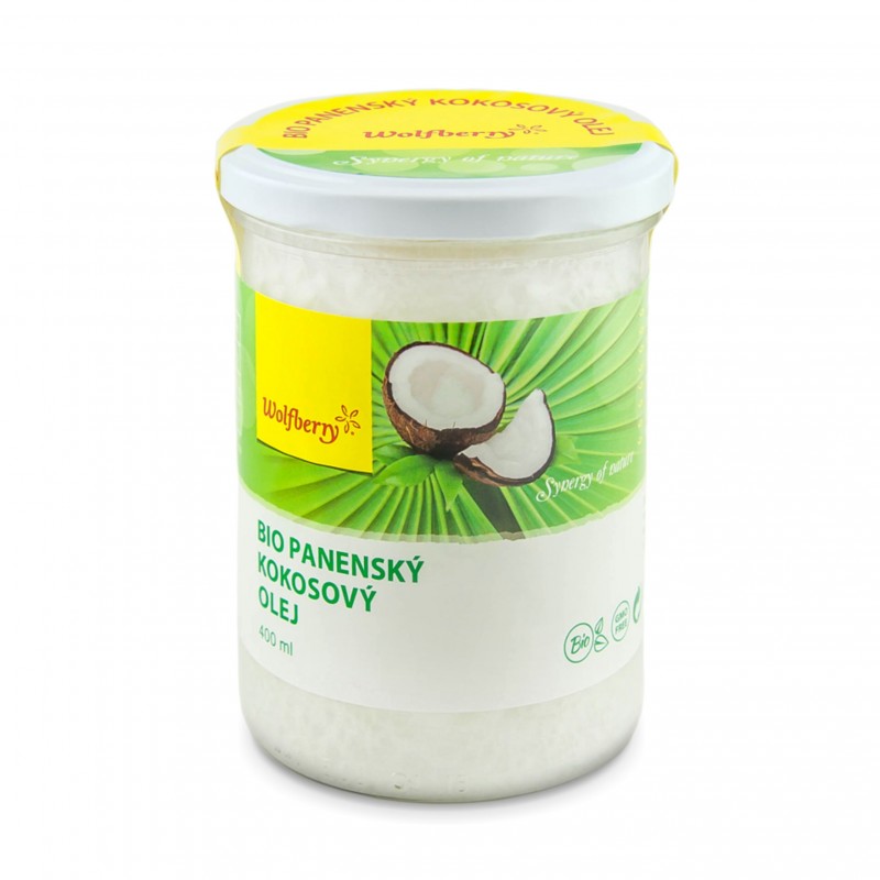 Huile de coco vierge biologique - Wolfberry.