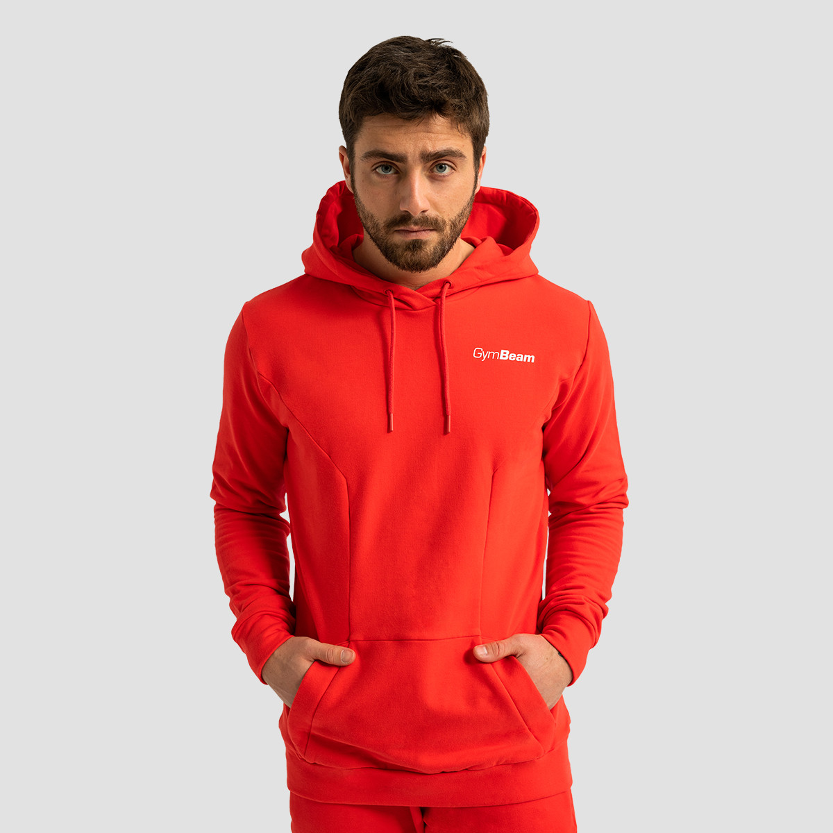 Limitless Hoodie, couleur rouge vif – GymBeam.