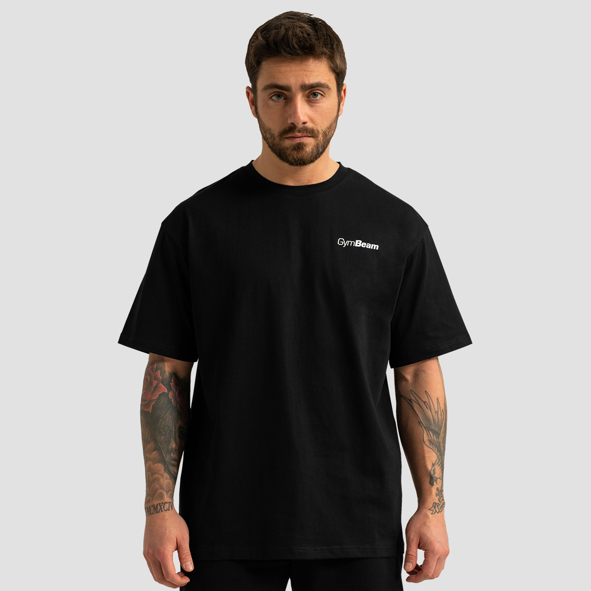 T-shirt Oversize Limitless, couleur noire - GymBeam.