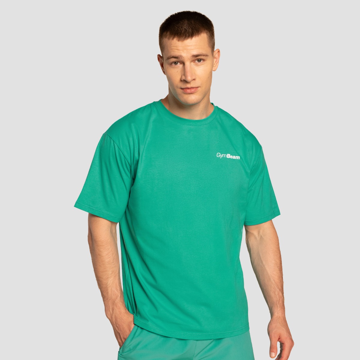 T-shirt Oversize Limitless Lagoon - GymBeam