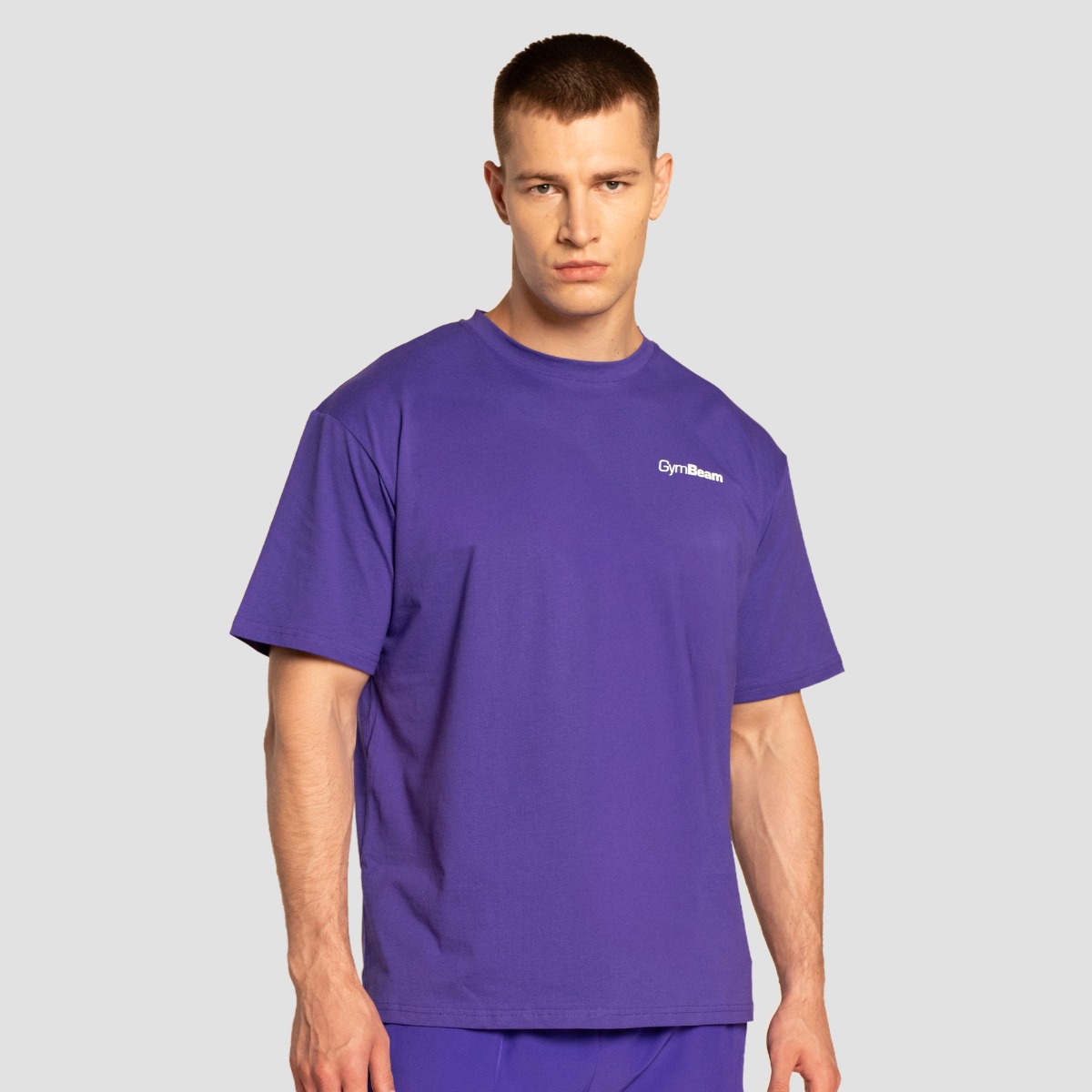 T-shirt Oversized Limitless, couleur royale - GymBeam.