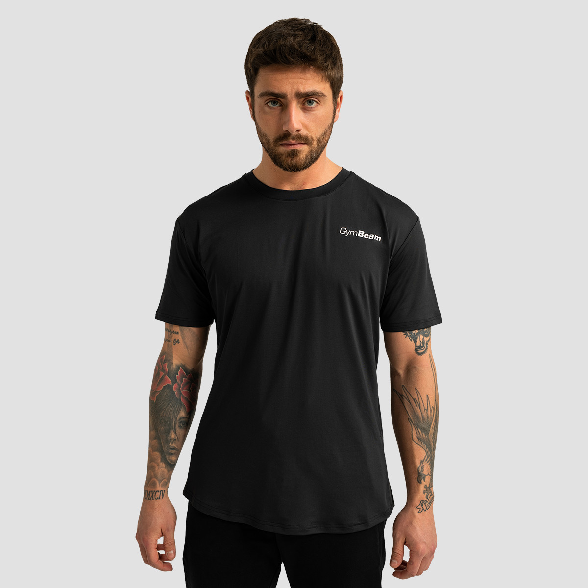 T-shirt de sport pour hommes, Limitless, couleur noire - GymBeam.