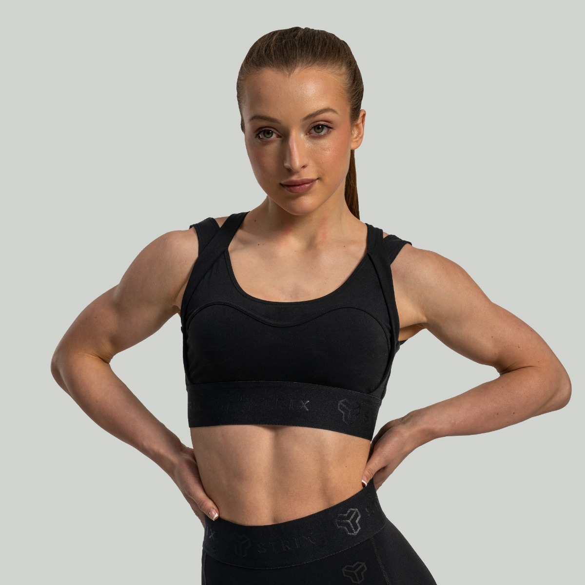 Soutien-gorge de sport Lunar, couleur noire - STRIX.