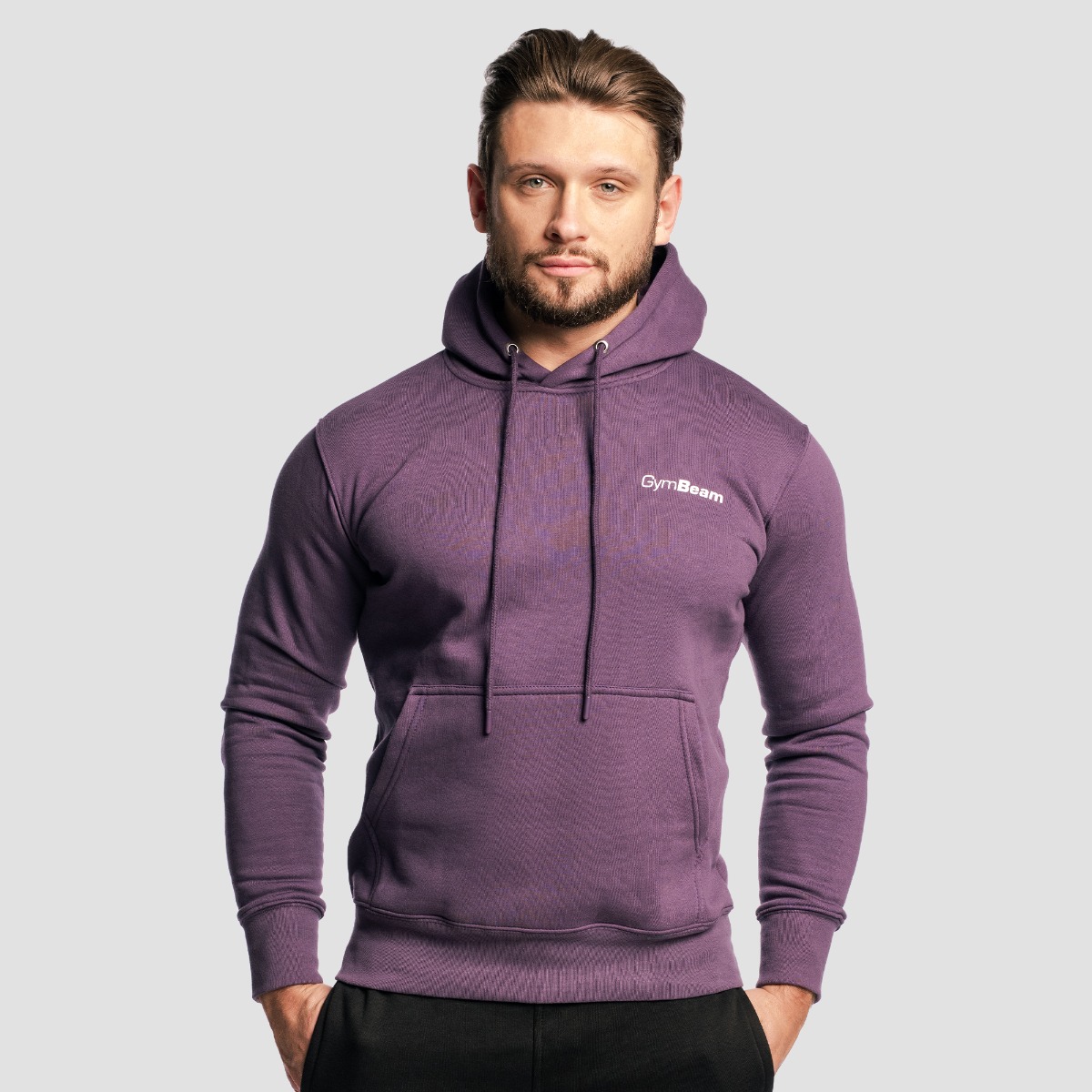 Sweat à capuche pour hommes, modèle Obsidian – GymBeam.