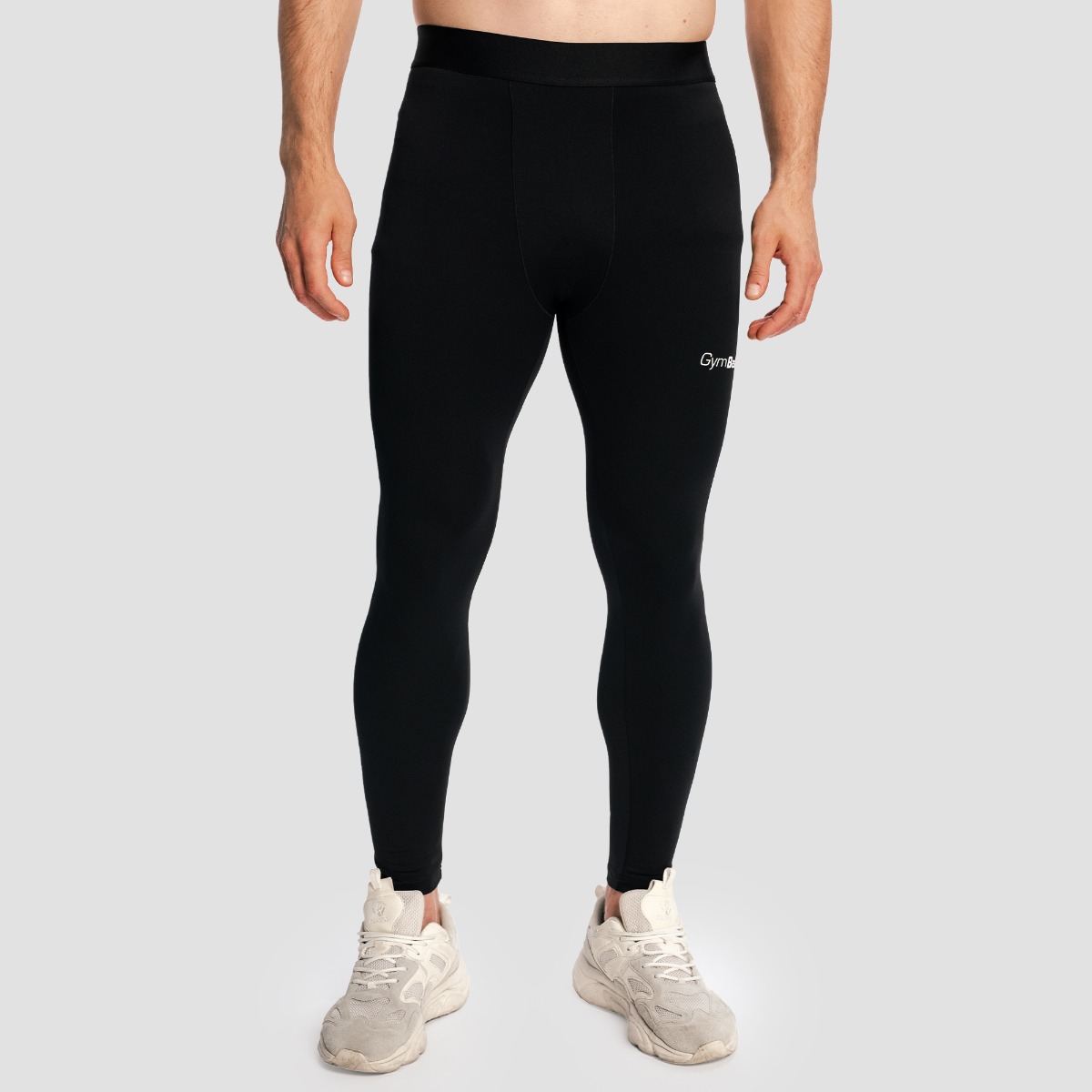 Leggings de sport pour hommes, couleur noire - GymBeam.