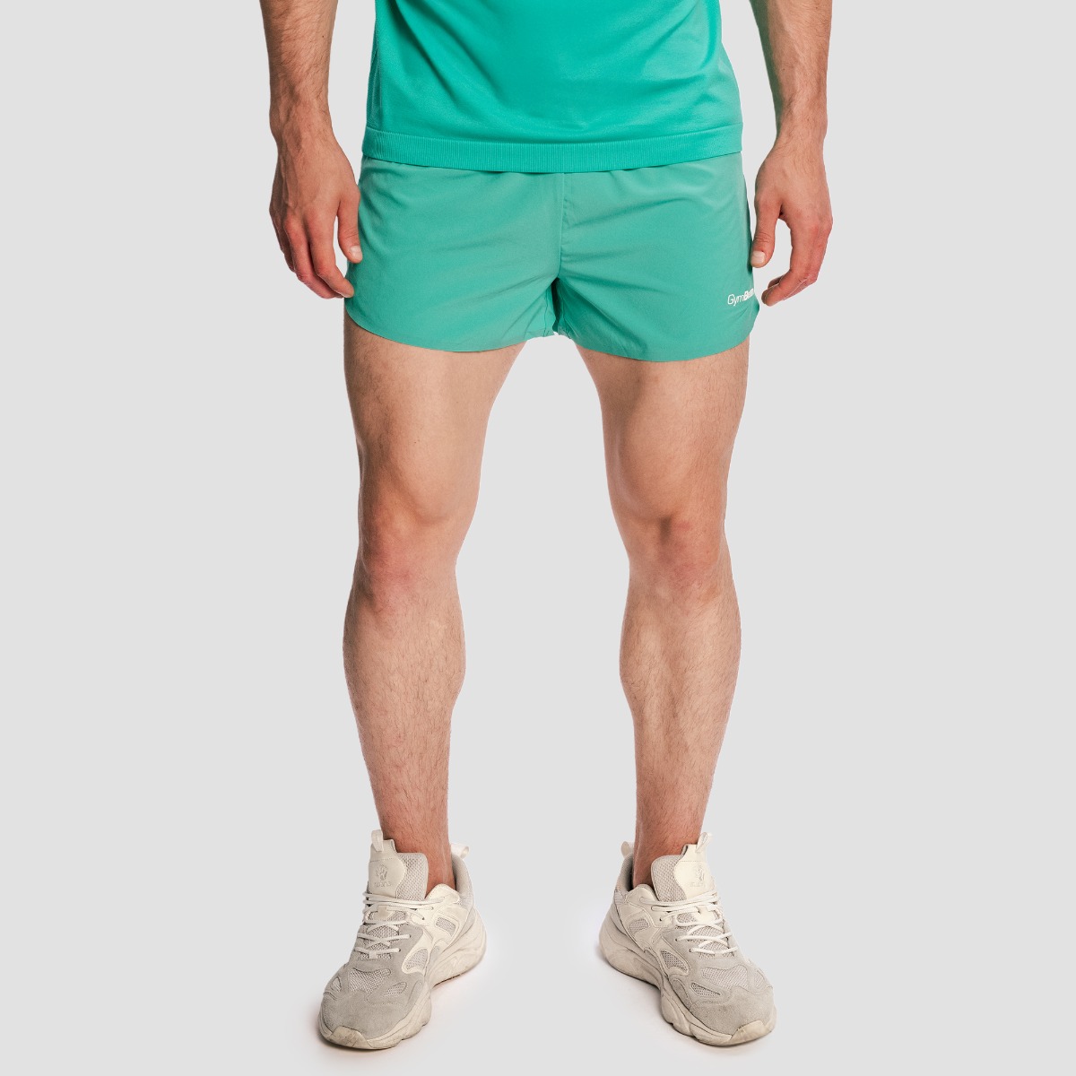 Shorts de course Pulse X pour hommes, couleur vert - GymBeam.