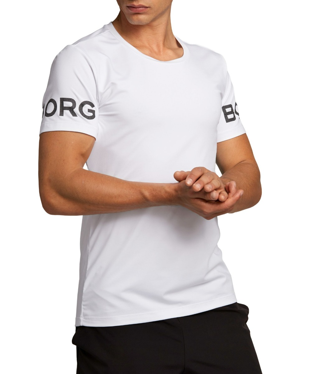 Men‘s T-shirt Borg Tee Brilliant White - BJÖRN BORG