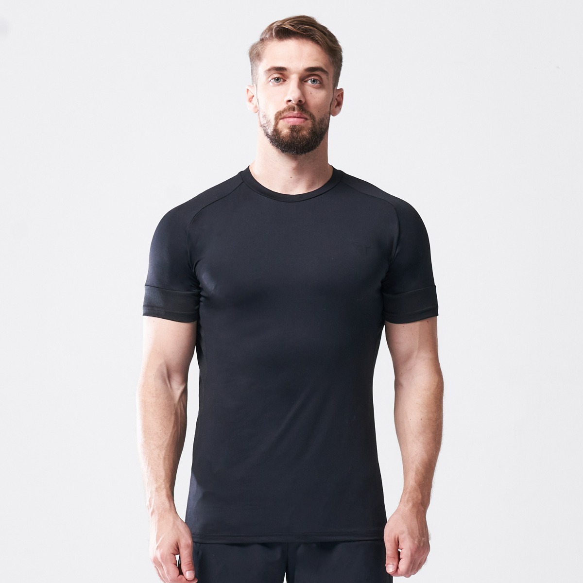 Men‘s T-shirt Vented Run Tee Black - SQUATWOLF