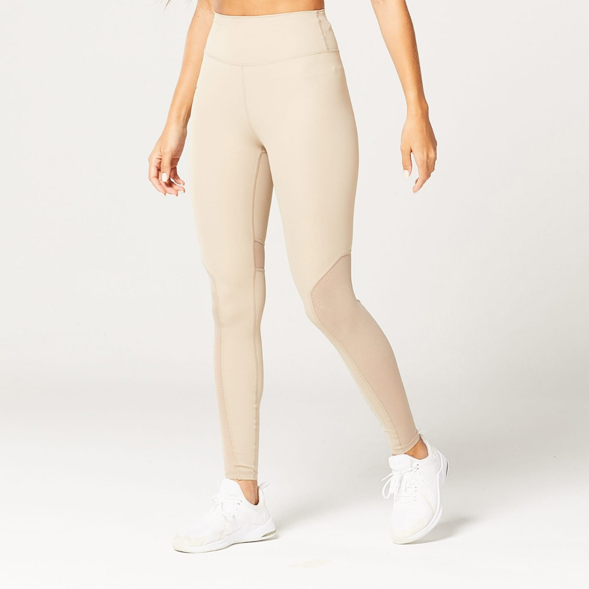 Mesh Insert Leggings Cobblestone - SQUATWOLF