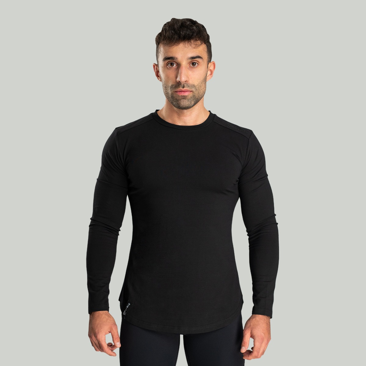 Nebula, t-shirt manches longues, noir - STRIX.