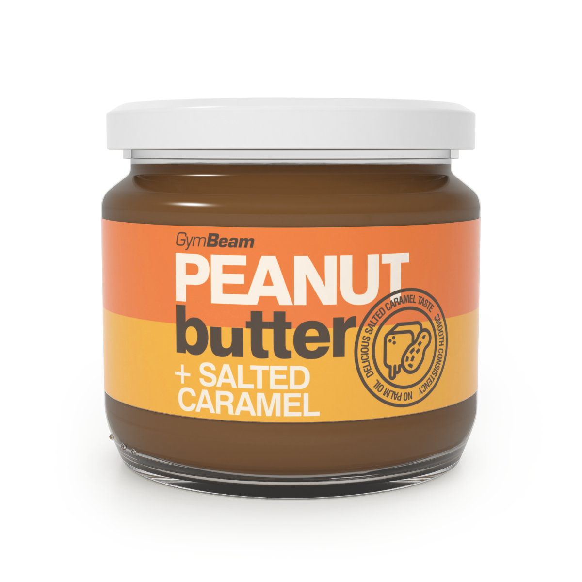 Beurre de cacahuète saveur caramel salé - GymBeam.