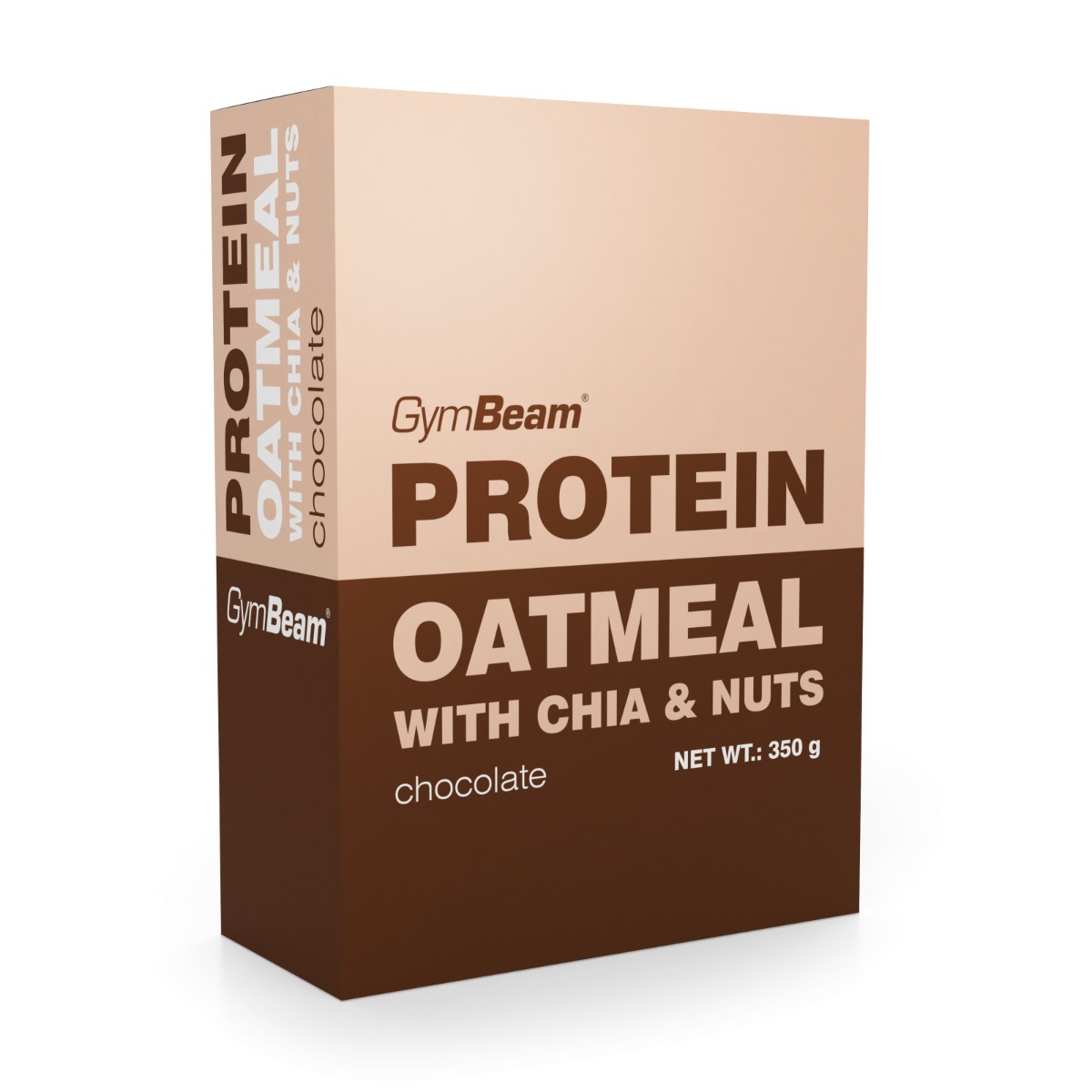 Flocons d'avoine protéinés avec chia et noix - GymBeam.