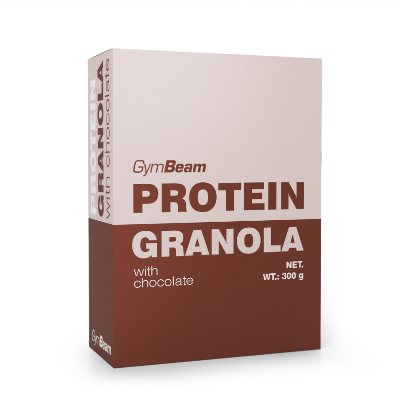 Granola protéinée au chocolat - GymBeam.