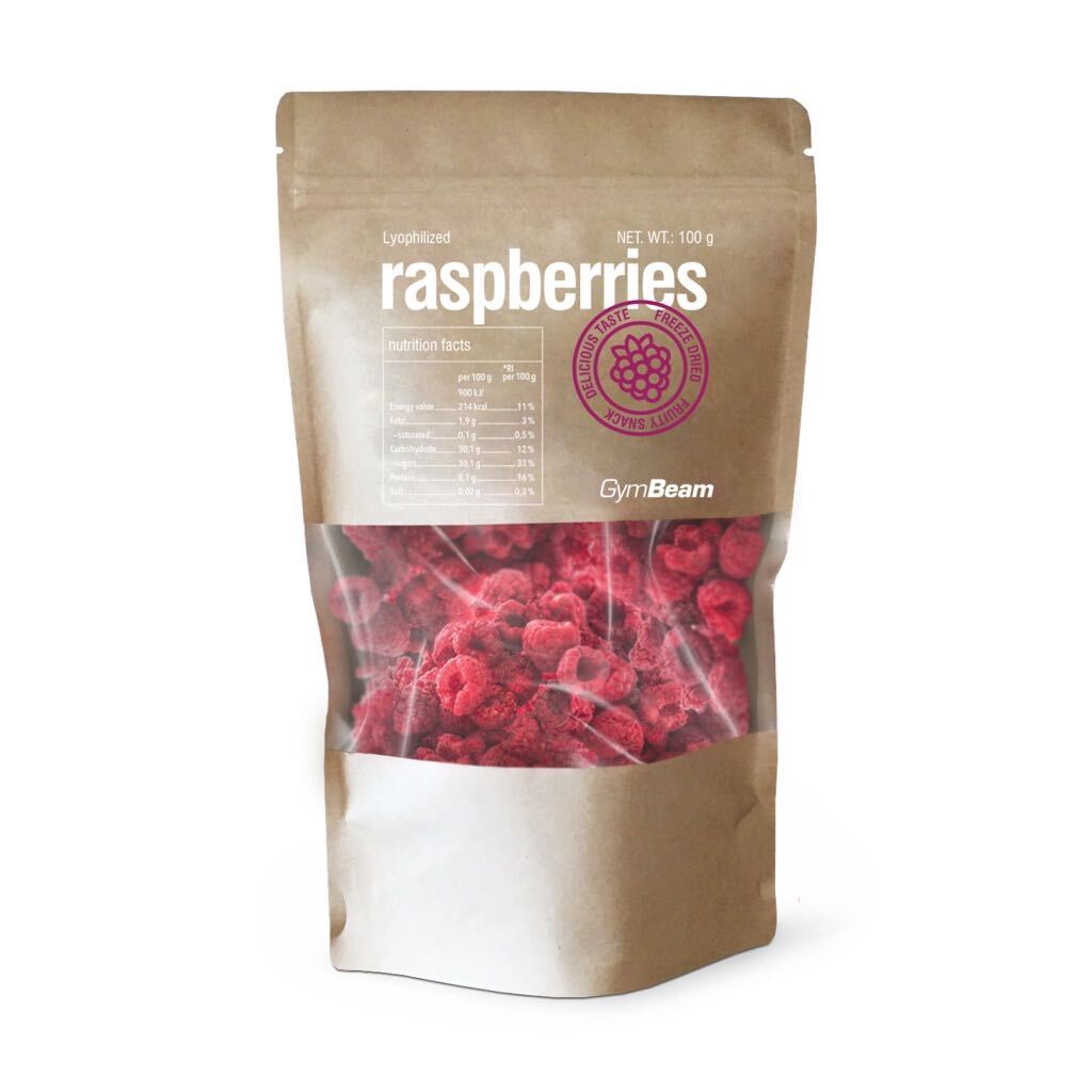 Framboises lyophilisées - GymBeam