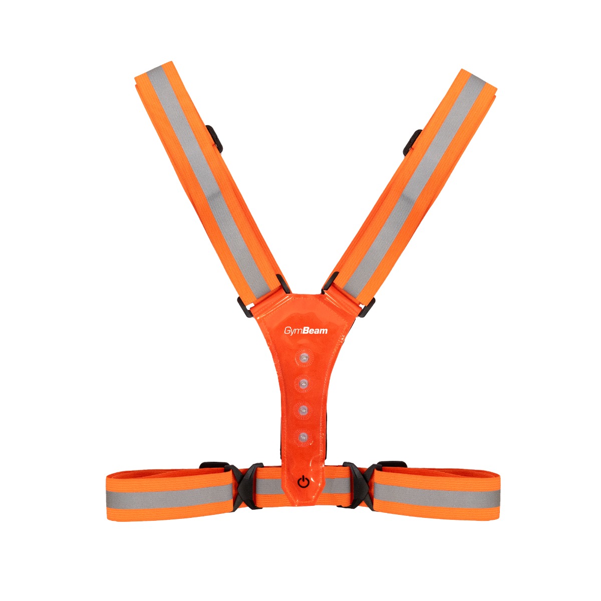 Gilet de sport réfléchissant, orange - GymBeam.