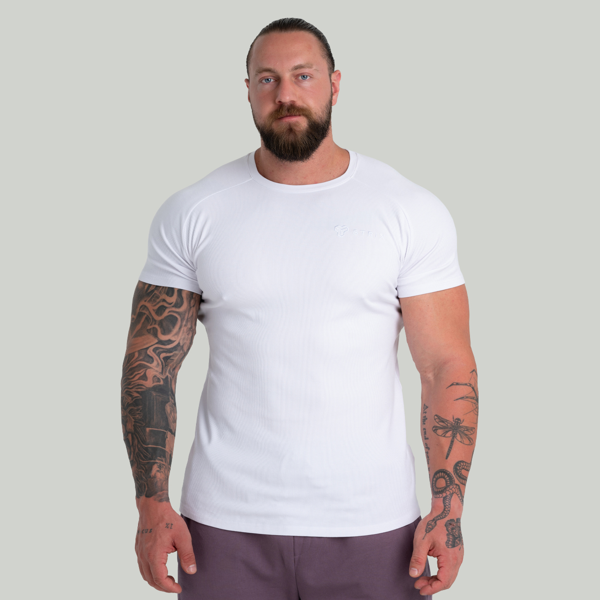 T-shirt à rayures, blanc - STRIX