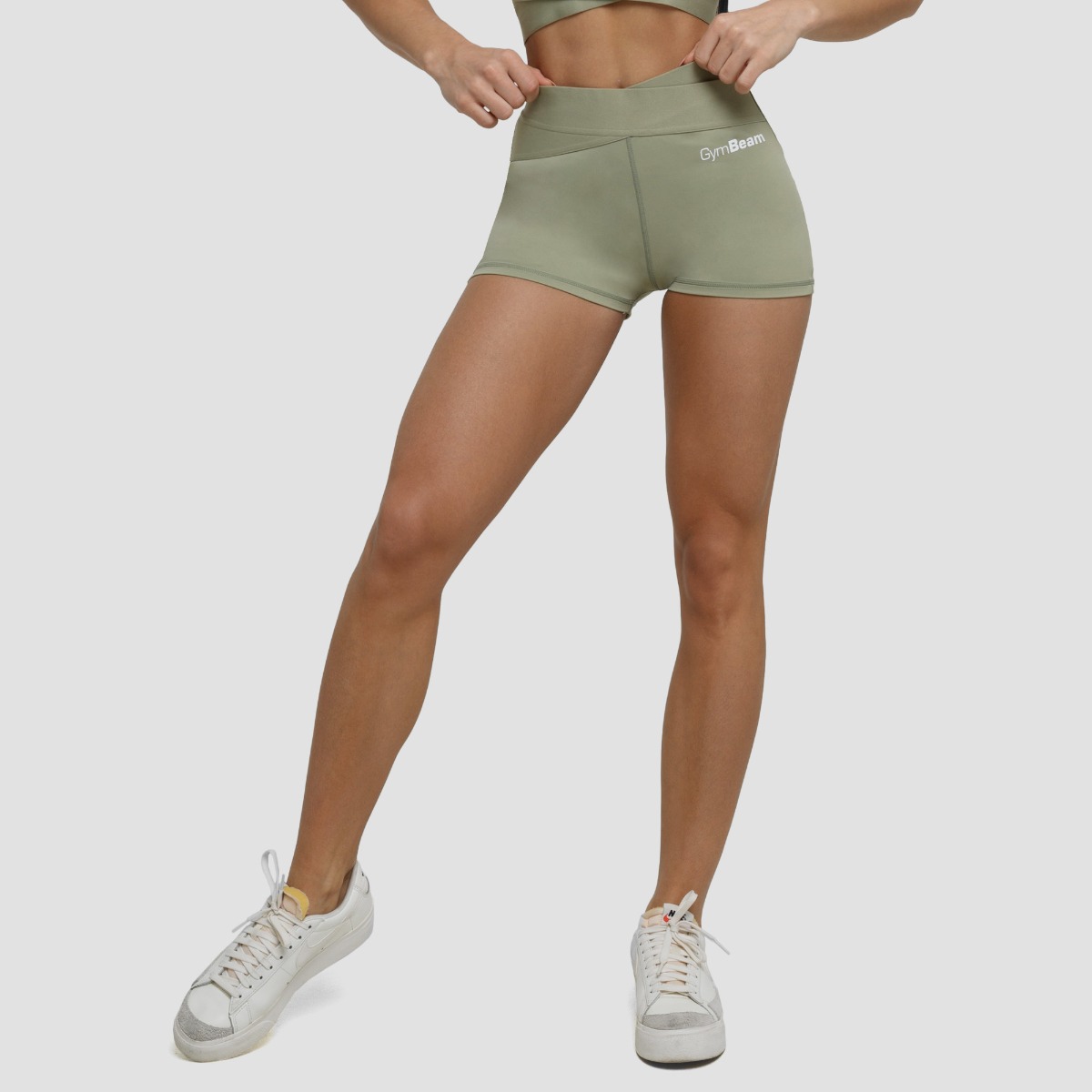 Shorts Agile Femme Vert Sage - GymBeam