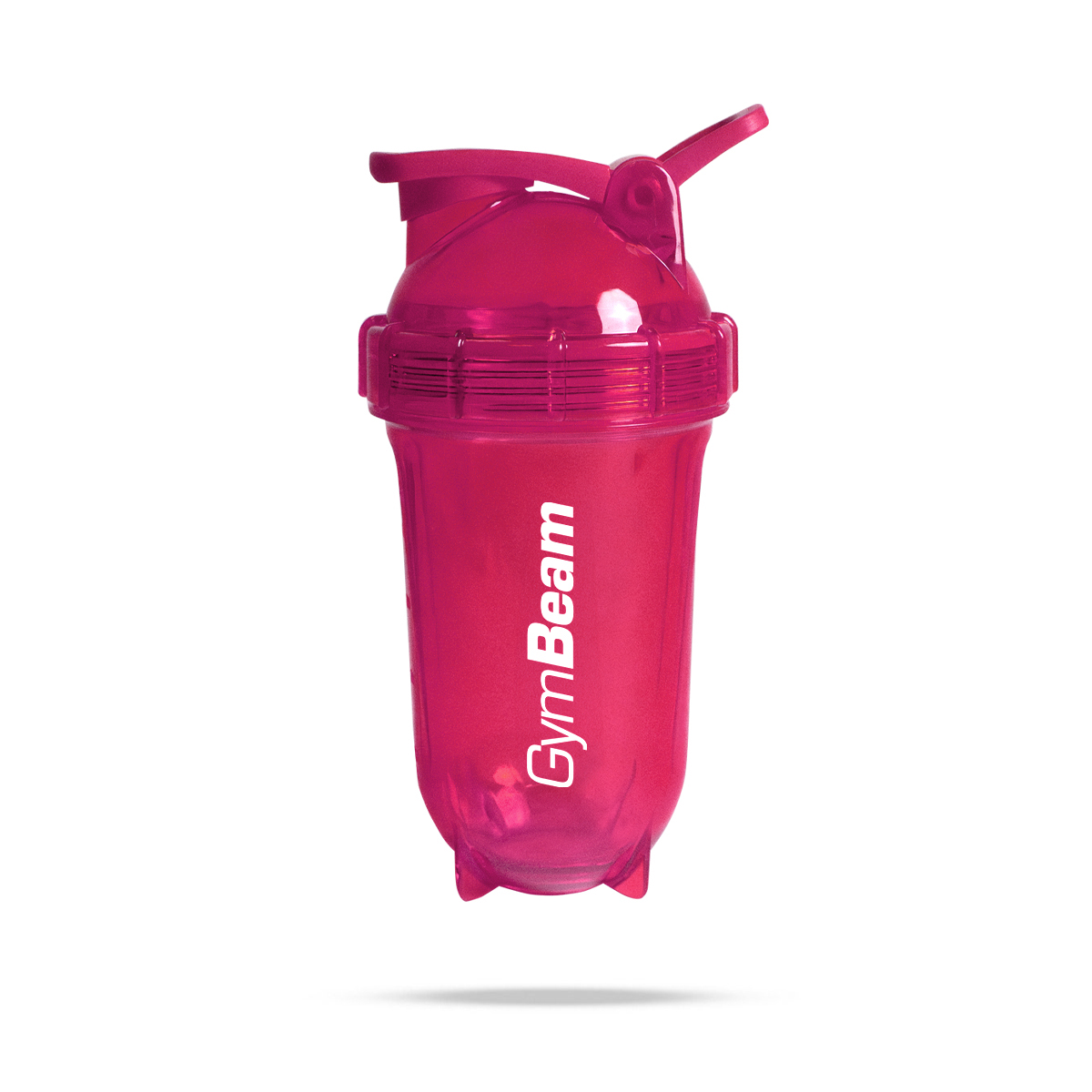 Tritan Shaker, couleur rose transparent, 500 ml - GymBeam.