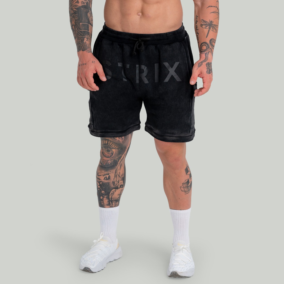 Shorts délavés noirs - STRIX