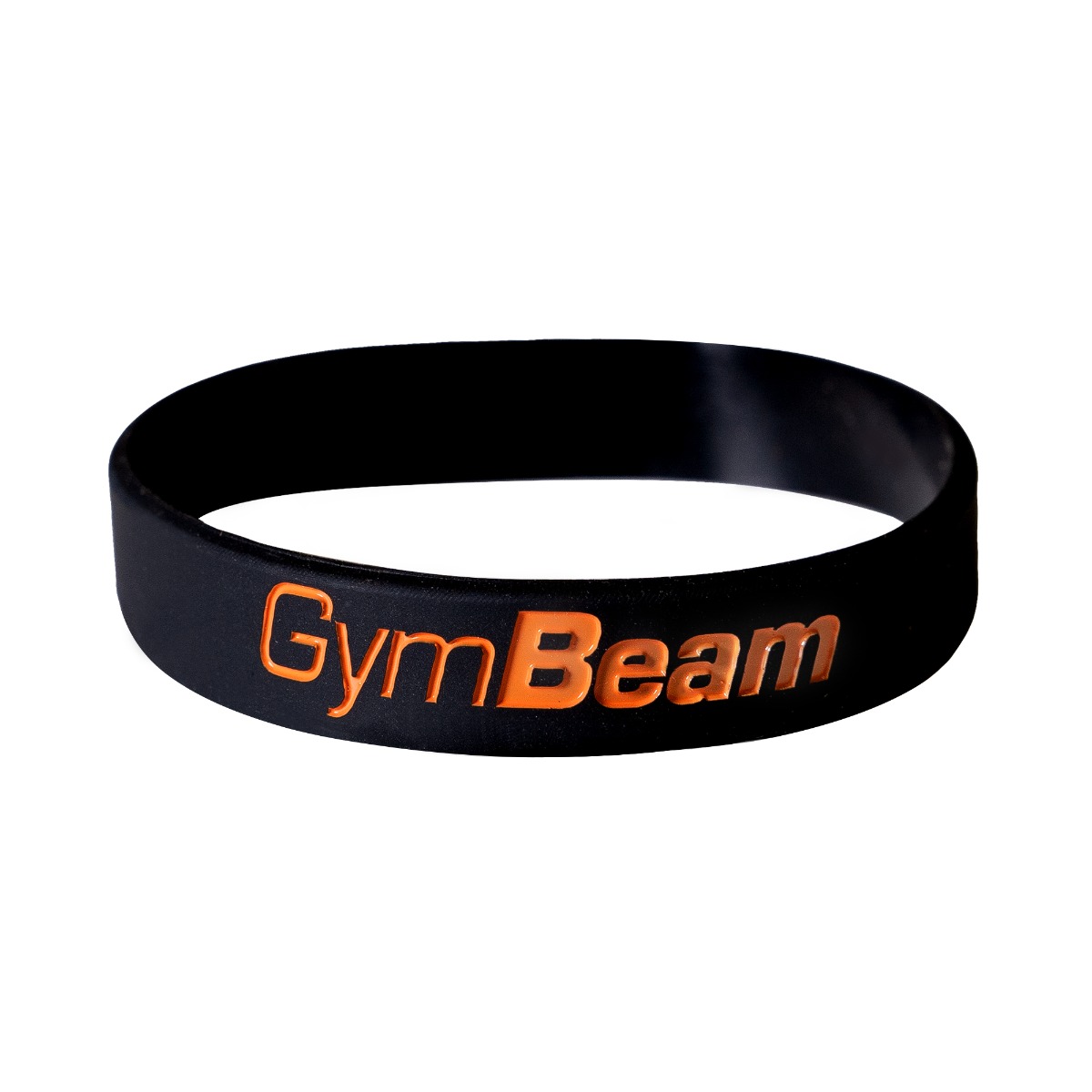 GB Bracelet de poignet en silicone – Noir Orange – Gymbeam.