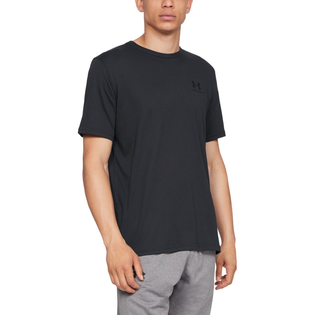 Tričko Sportstyle Left Chest SS Black - Under Armour