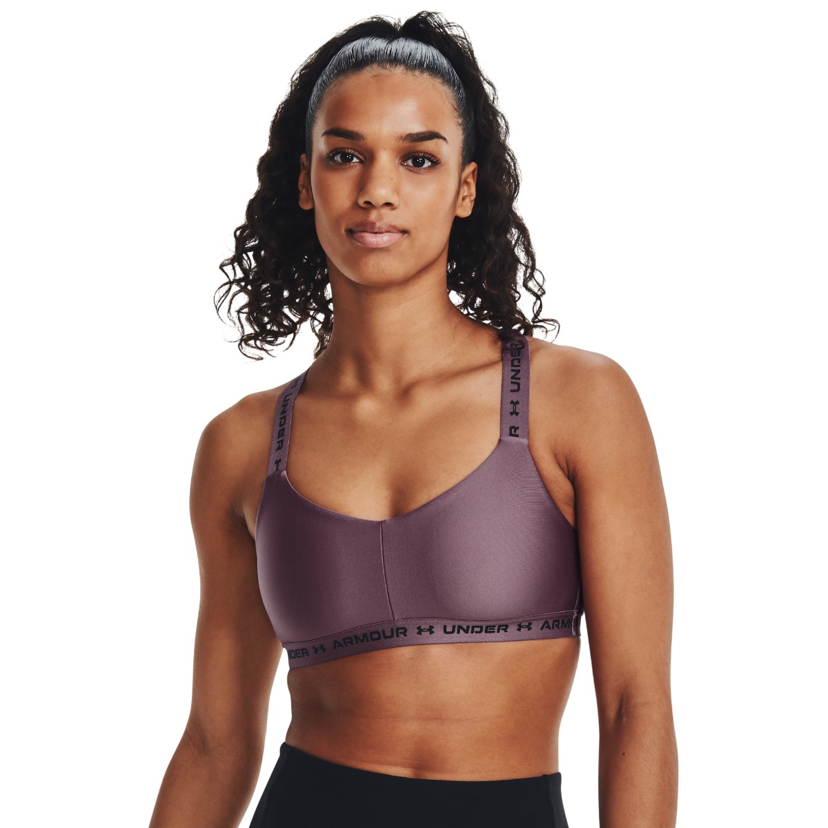 Sports Bra Crossback Low Purple - Under Armour