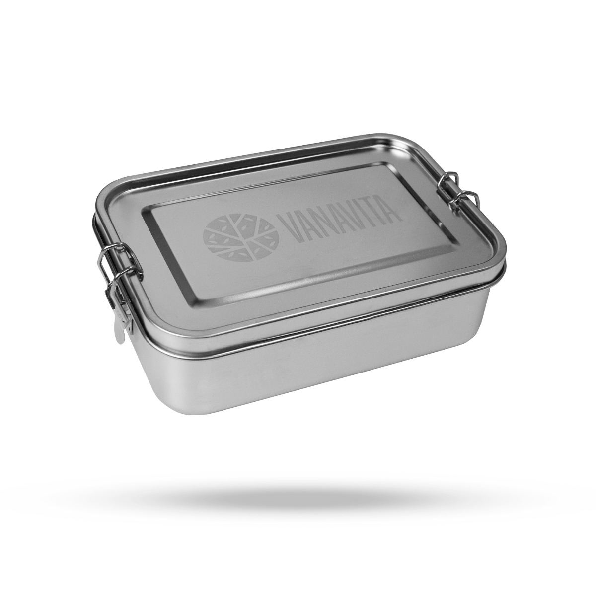 Contenant alimentaire en acier inoxydable, 1400 ml - VanaVita.