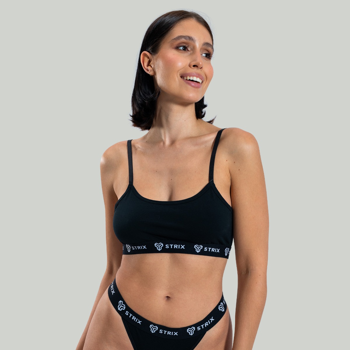 String Bralette Noir - STRIX