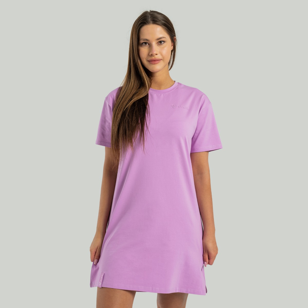 Robe T-shirt ALPHA pour femmes, couleur améthyste - STRIX.