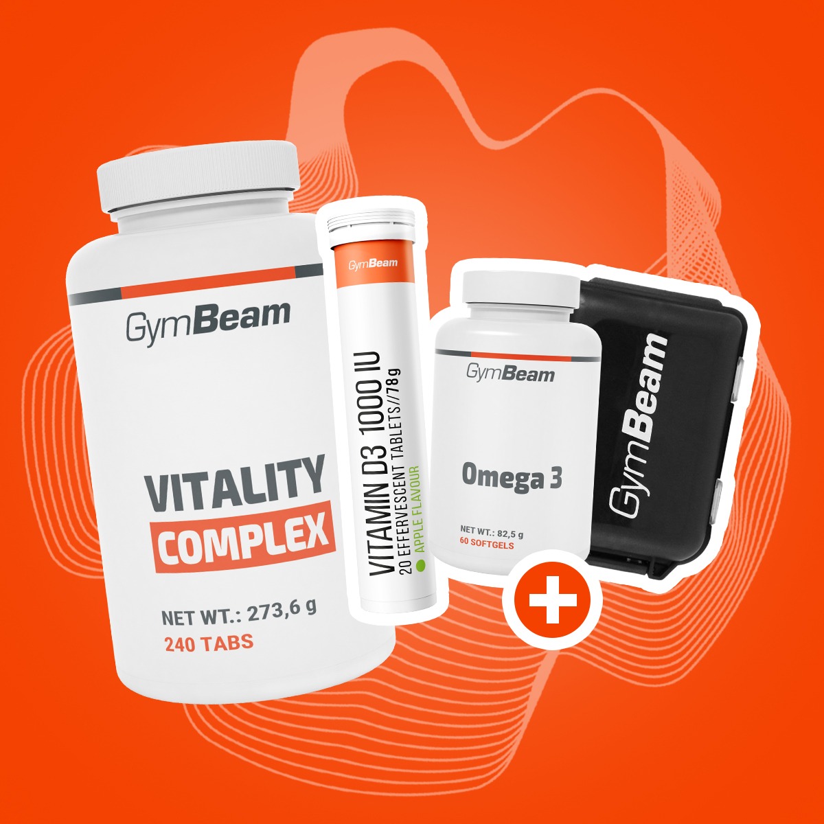 Multivitamín Vitality complex - GymBeam + cadeau