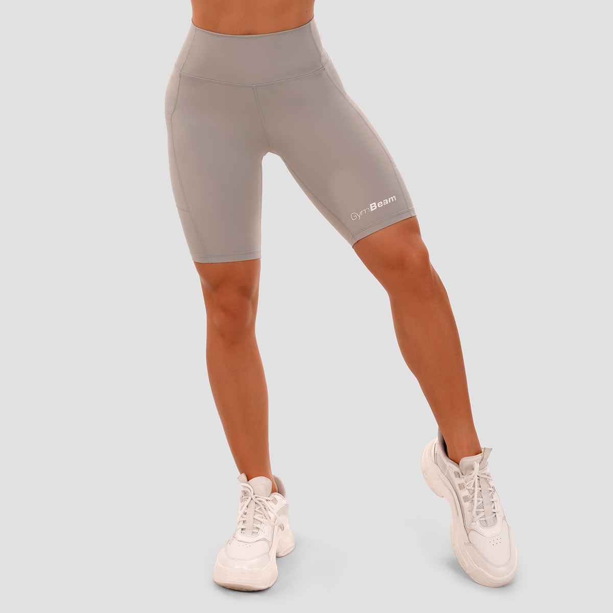 Shorts de vélo pour femmes, couleur gris - GymBeam.