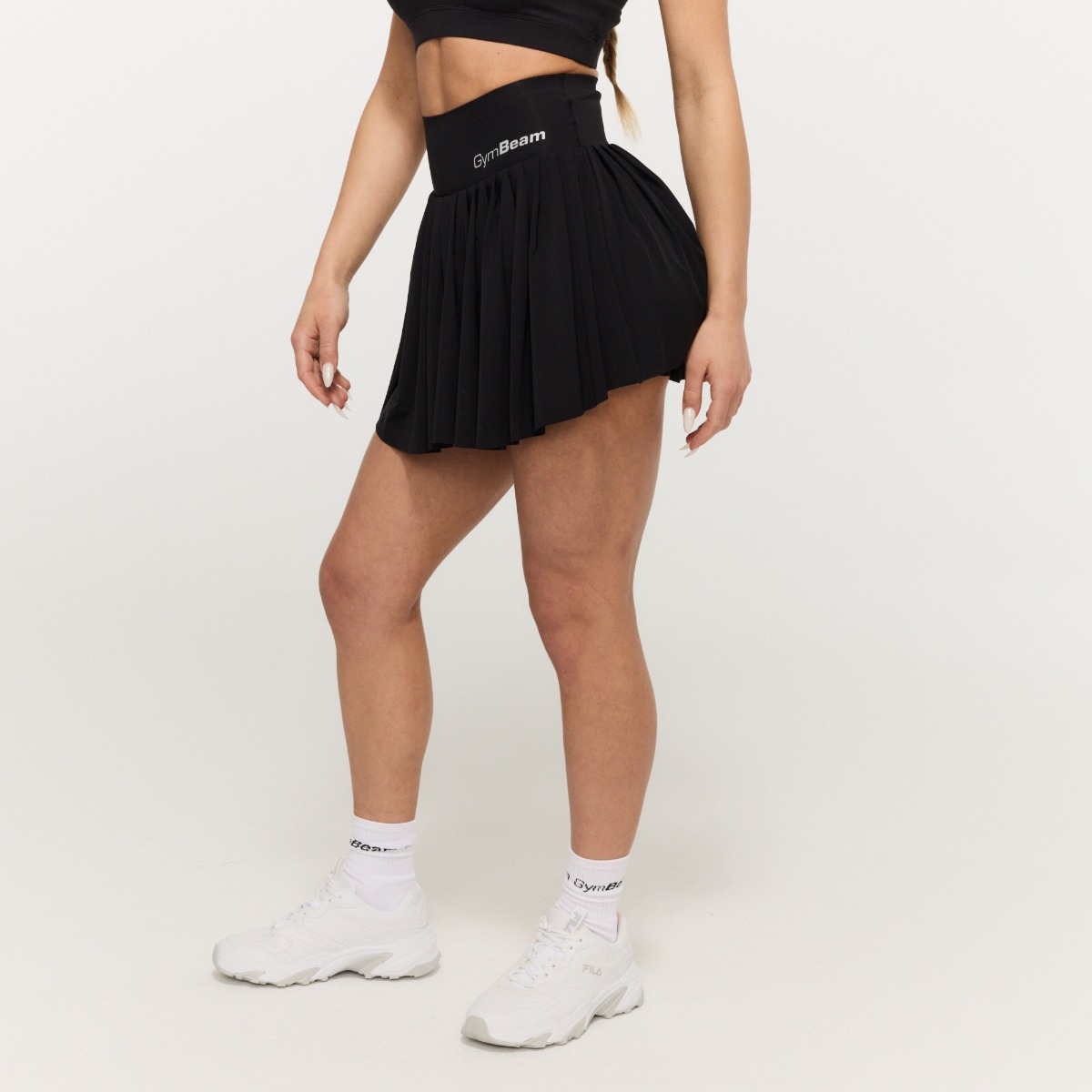Femme – Short jupe BEAT noir – GymBeam.