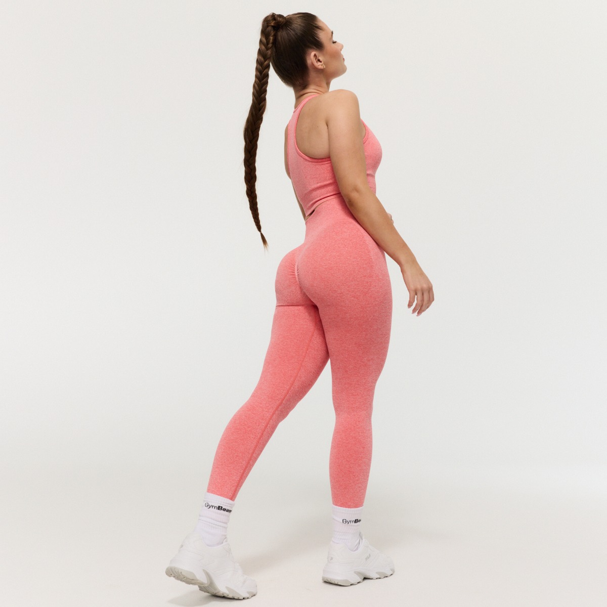 Leggings FLO pour femmes, couleur corail - GymBeam.