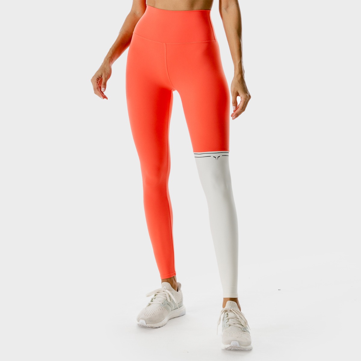 Women‘s leggings LAB360º Colour Block Hot Coral - SQUATWOLF