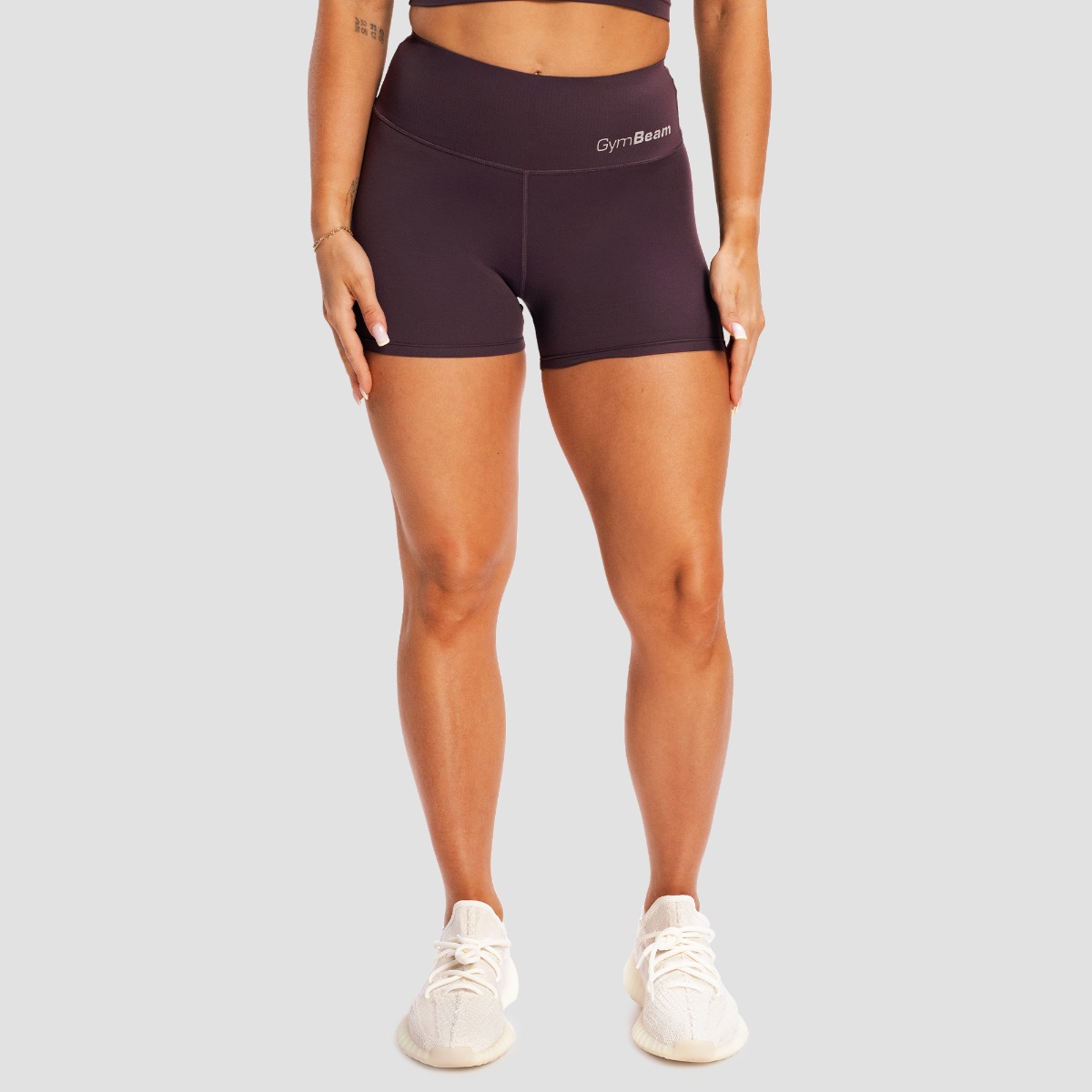 Shorts pour femmes BEAT, couleur Berrywood - GymBeam.