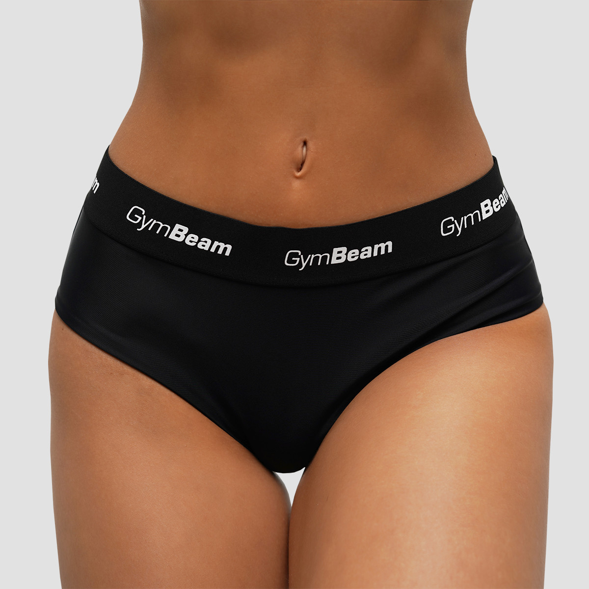 Shorty de bain sportif, couleur noire - GymBeam.