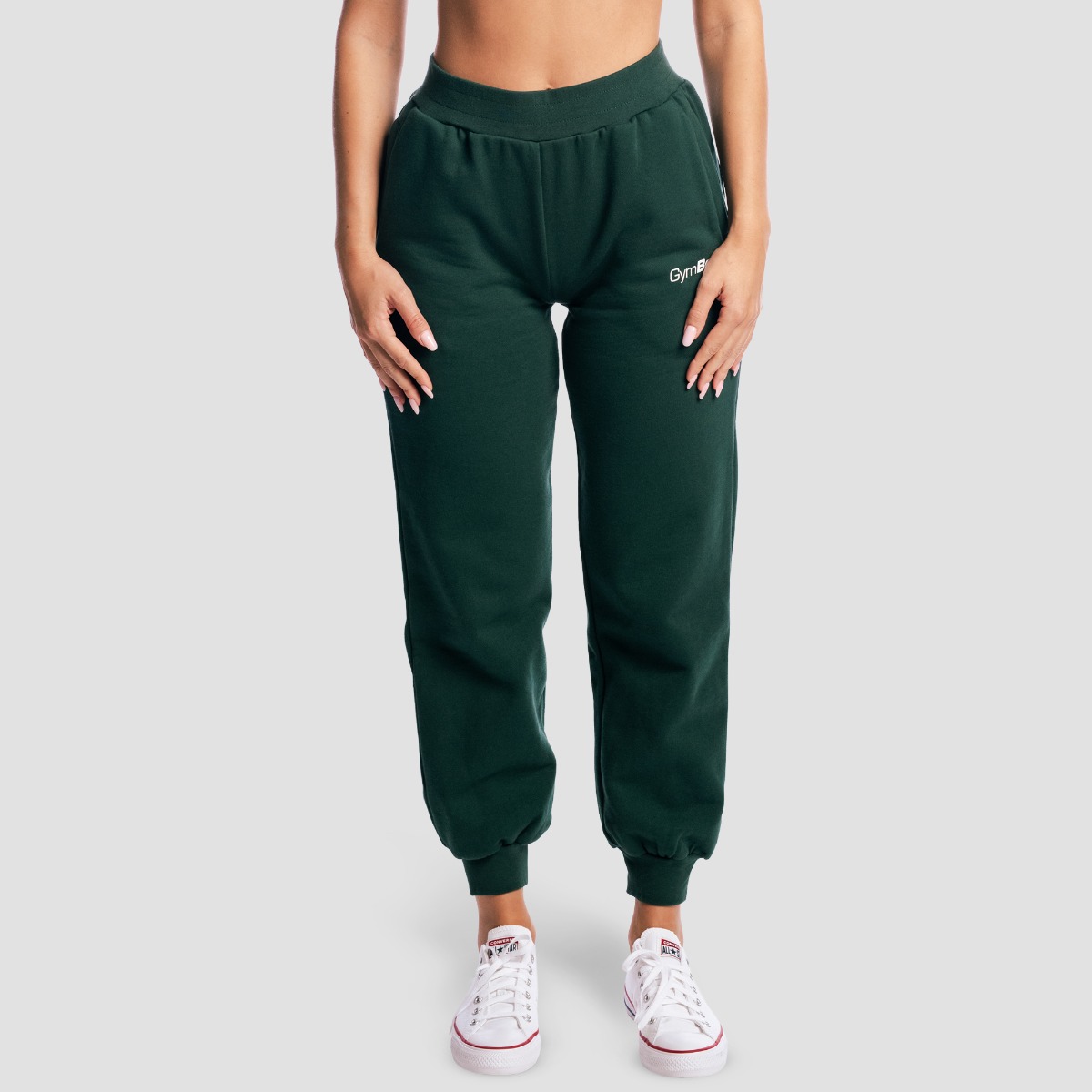 Pantalon de sport GymBabe pour femmes, couleur forêt – GymBeam.