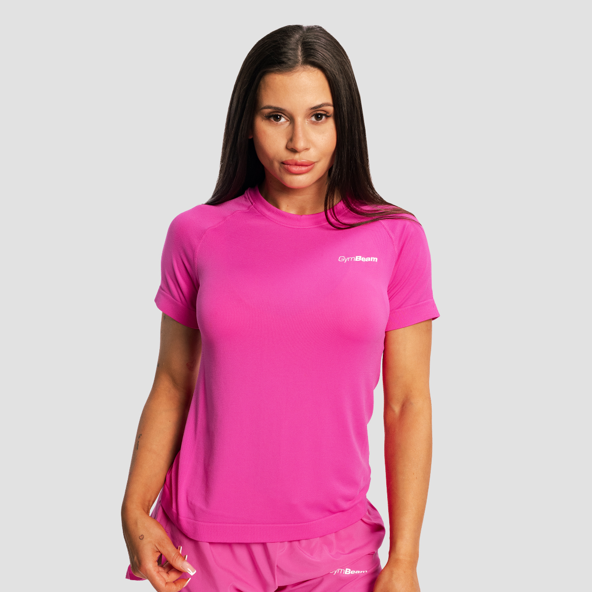 T-shirt de course Pulse X pour femmes, couleur violet – GymBeam.