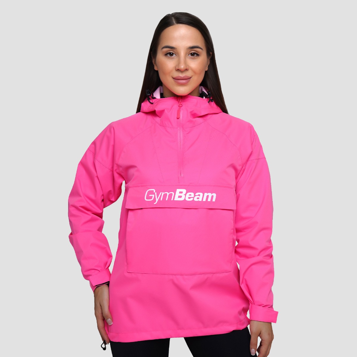 Veste imperméable pour femmes, couleur fuchsia - GymBeam.
